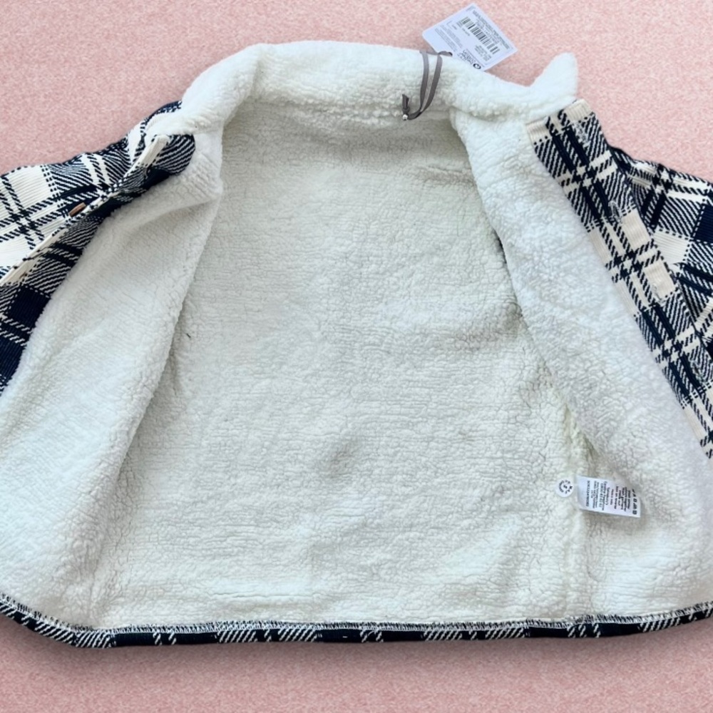 Jacket Shirt Soft unisex Toddler Size: 12-18m With Inner Sherpa Lining UK brand
